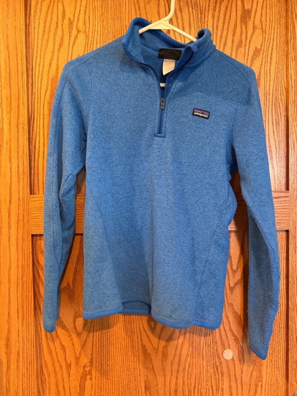 Patagonia Womens Blue Quarter-Zip Fleece Pullover Size XS - Picture 2 of 7